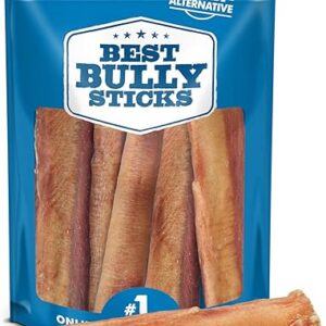 6 Inch Thick Bully Sticks for Large Dogs