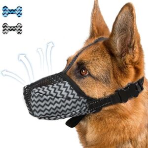 Air Mesh Dog Muzzle for German Shepherd