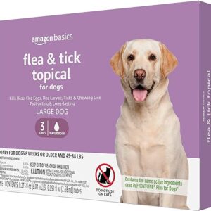 Amazon Basics Flea Tick Treatment Large Dogs