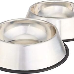 Amazon Basics Pet Bowl Set, 2-Pack