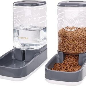 Automatic Pet Feeder and Waterer Set