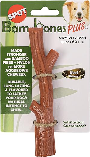 Bam-bones PLUS Branch Dog Chew Toy