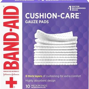 Band-Aid Non-Stick Gauze Pads, 10 ct