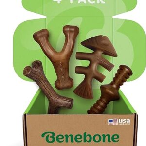 Benebone Small Dog Chew Toys, Made in USA