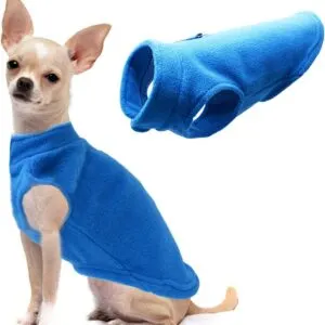 Blue Dog Fleece Winter Vest Jacket