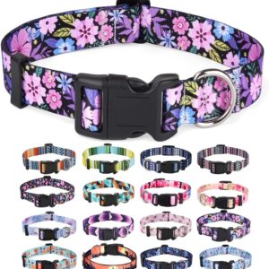 Bohemia Floral Dog Collar - Adjustable Sizes