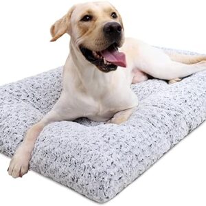 Deluxe Washable Dog Bed, Gray, Large