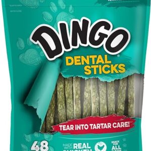 Dingo Tartar Breath Dental Sticks 48-Count