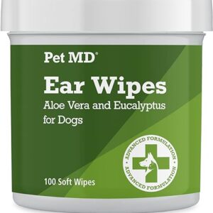 Dog Ear Cleaner Wipes - 100 Count