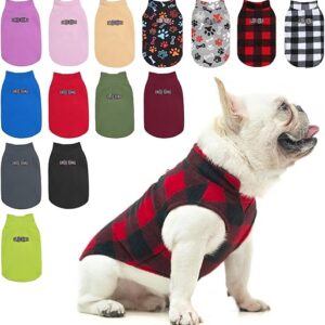 Dog Fleece Vest Winter Jacket for Small to Large Dogs