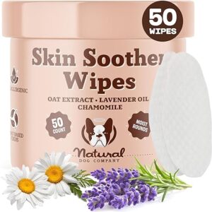 Dog Skin Soother Wipes, 50 Count