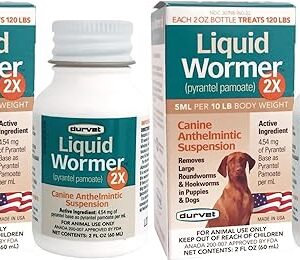 Durvet Liquid Wormer for Dogs - Pack of 2