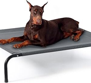 Elevated Cooling Dog Bed with Stable Frame