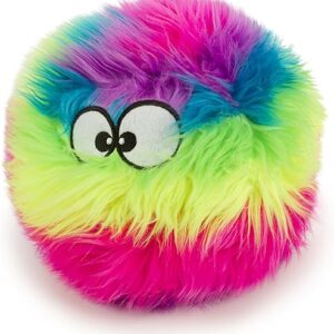 Furballz Squeaky Plush Ball Dog Toy