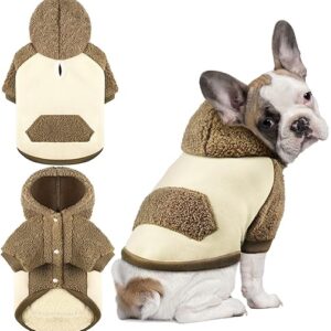 Fuzzy Dog Winter Hoodie Coat Outfit