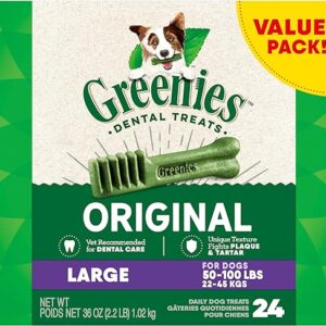 Greenies Large Natural Dental Dog Treats