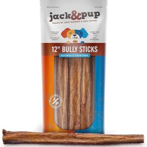 Jack&Pup Premium Bully Sticks Dog Treats