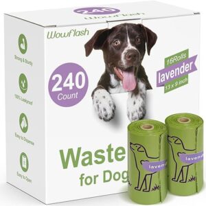 Lavender Scented Dog Poop Bags Rolls