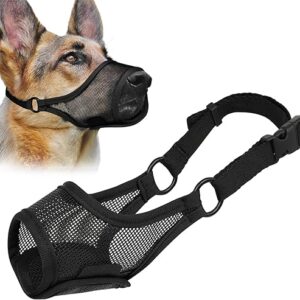 LUCKYPAW Breathable Mesh Dog Muzzle