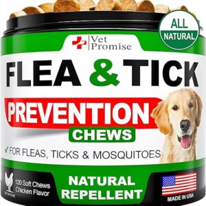 Natural Chewable Flea & Tick Prevention for Dogs