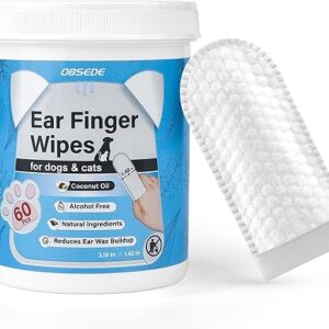 OBSEDE Ear Cleaner Wipes for Pets