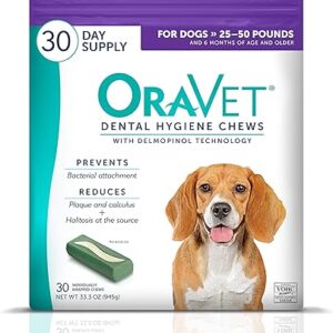 ORAVET Dental Chews for Medium Dogs