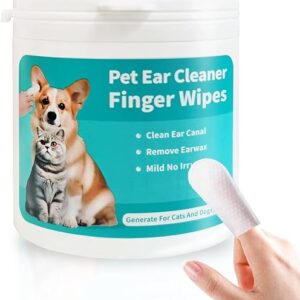 Pet Ear Wipes for Cats and Dogs