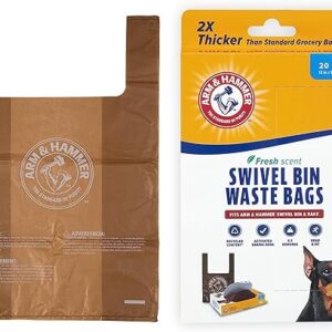 Petmate Heavy Duty Waste Bags, 20 Count