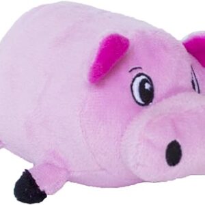 Plush Pig Squeaky Dog Toy - Small