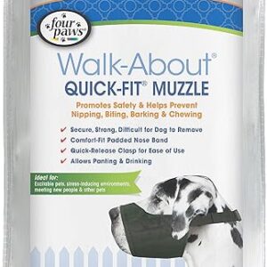 Quick Fit Dog Muzzle, Black, Size 5