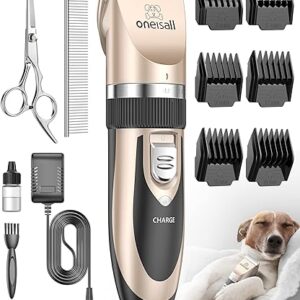 Quiet Rechargeable Dog Hair Clippers Set