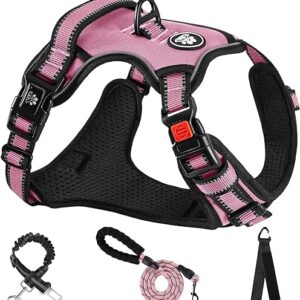 Reflective Dog Vest Harness with Leash