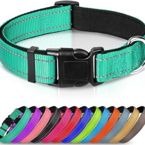 Reflective Neoprene Dog Collar for Large Dogs