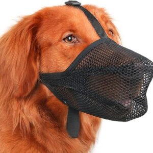 Soft Mesh Dog Muzzle for Various Sizes