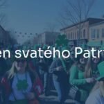 A festive Saint Patrick's Day celebration with people wearing green, clover decorations, and a lively parade, vibrant and joyful atmosphere.