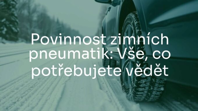 Winter tires on a car in snowy conditions, frosty road, realistic, safety-focused.